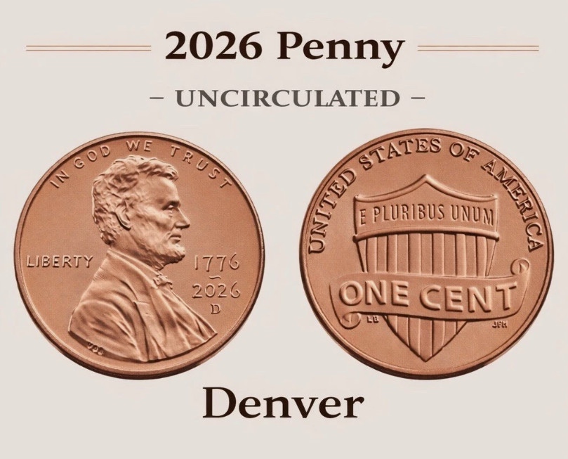 2026 Lincoln PENNY ~ Uncirculated ~ Denver Mint ~ 190k Minted SemiQ Pre-order