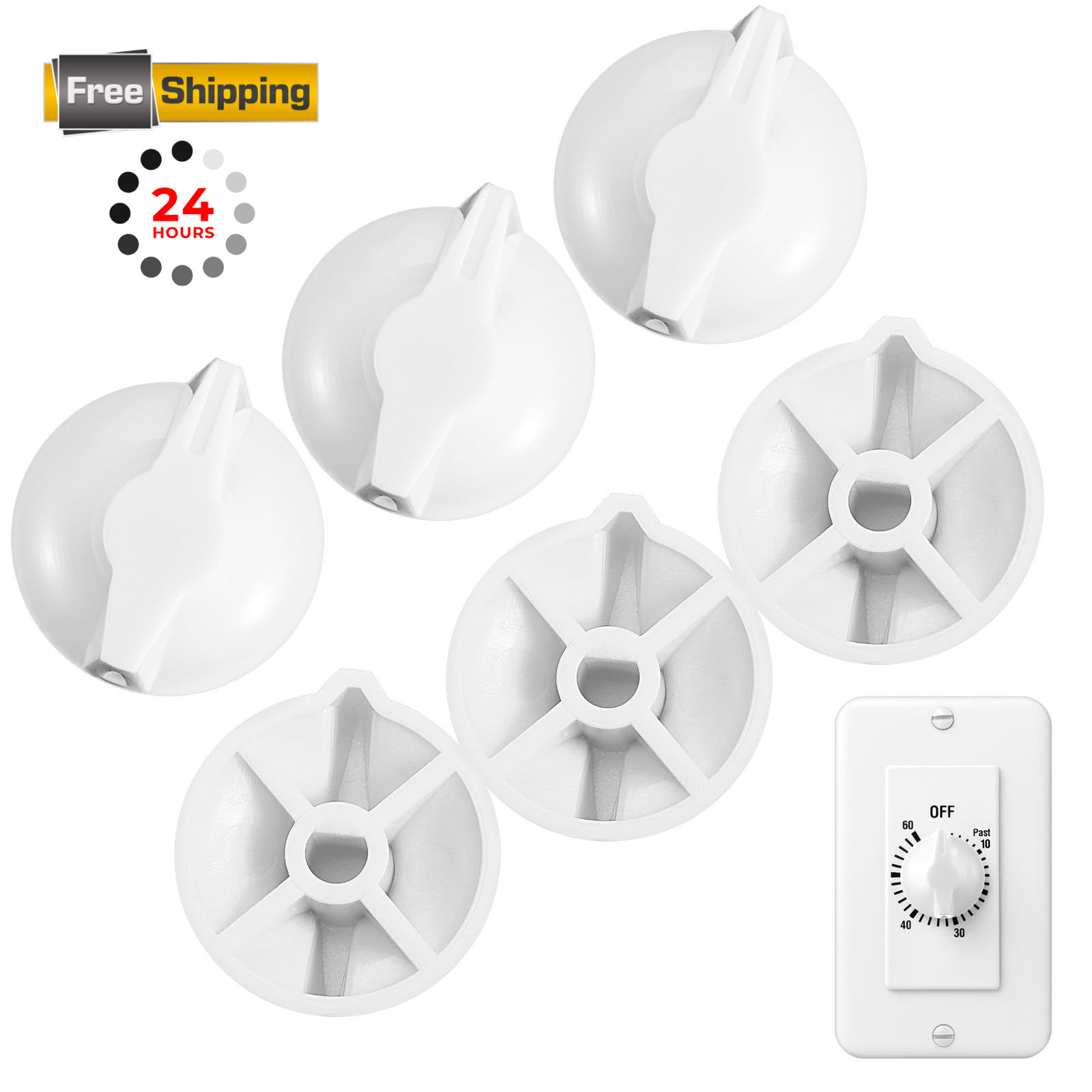 Ymapinc 6 Pcs Timer Switch Knob Replacement for Intermatic - 146MT574, Timer...