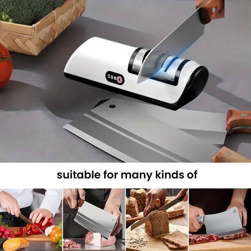 home appliance Kitchen Electric Knife Sharpener Multifunctional Automatic Profes