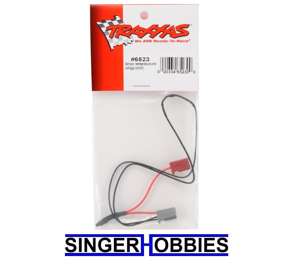 Traxxas 6523 Sensor, temperature and voltage (short) NEW IN PACKAGE TRA6523 TRA1
