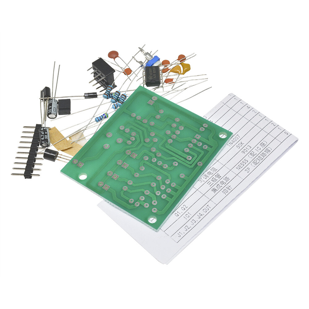 Multi-Channel NE555 Waveform Generator Module Sine Triangle Square Wave DIY Kits