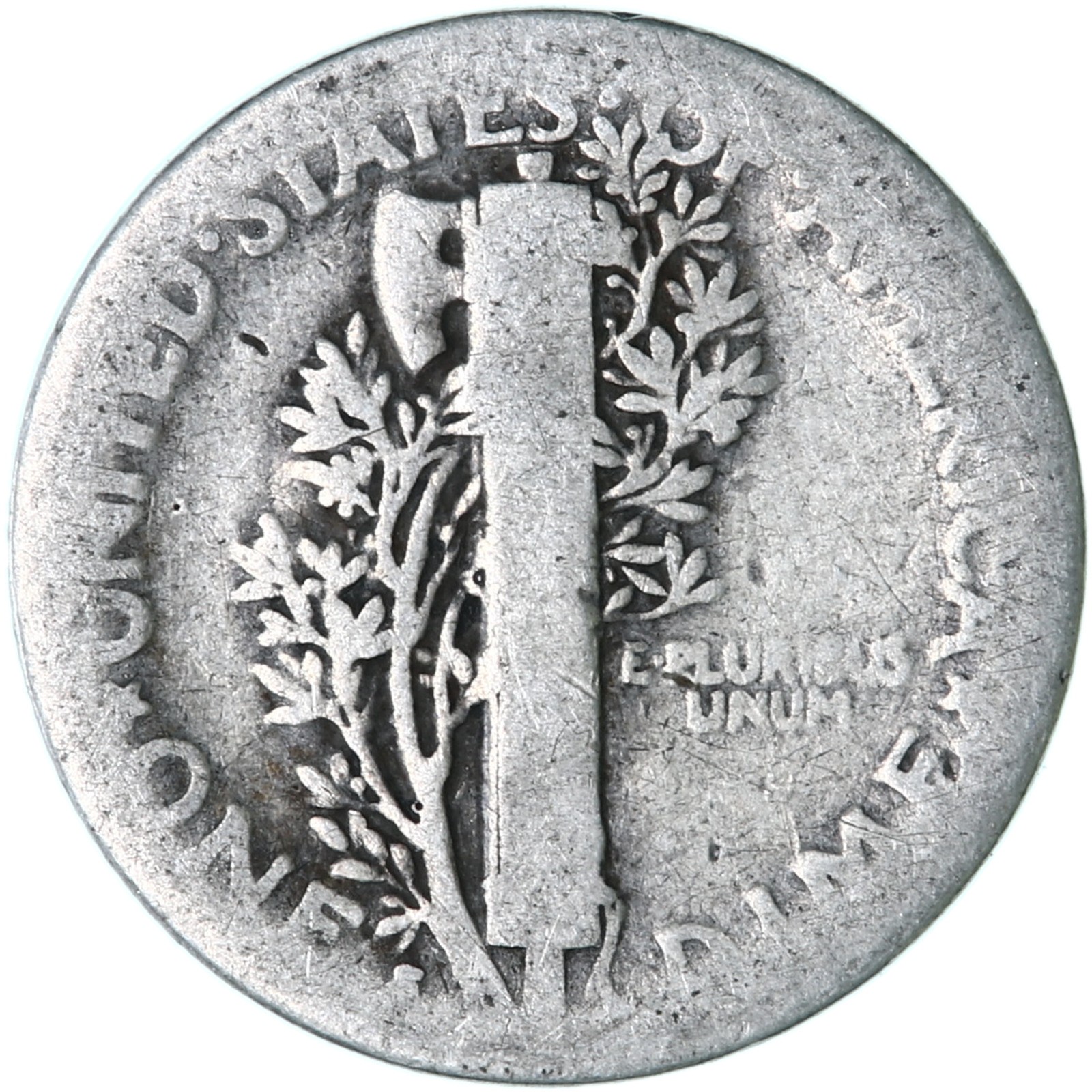 1919 S Mercury Dime 90% Silver About Good AG