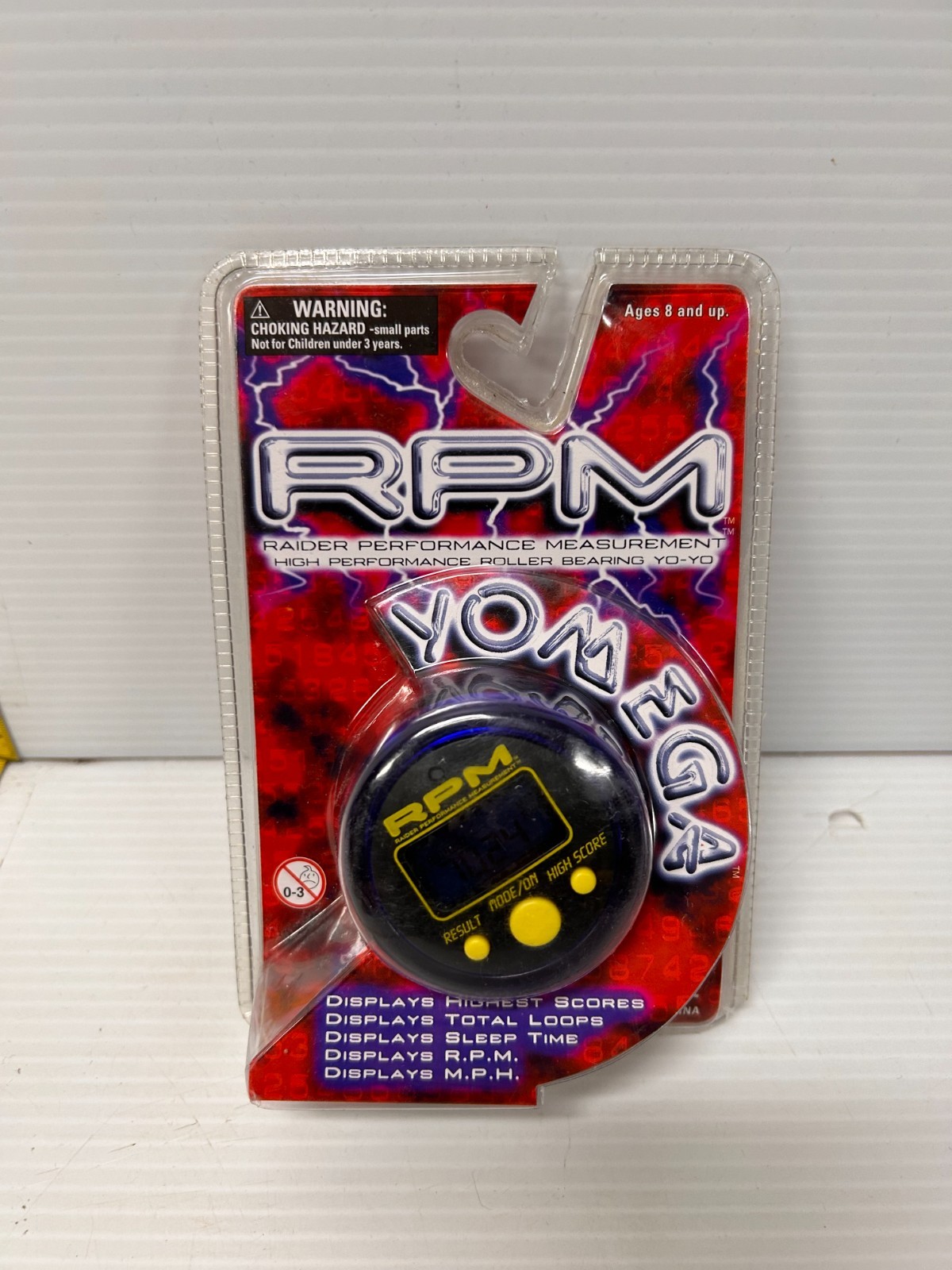 Vintage 1999 Yomega RPM Yo-Yo Red Digital Display Yoyo - NOS - New & Sealed!