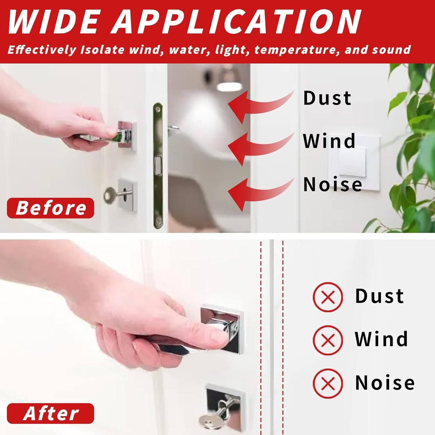 40 Feet Rubber Weather Stripping Door Seal Strip, Self-Adhesive Backing D-Shape