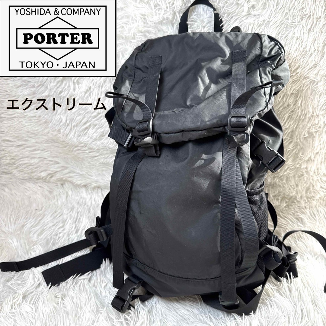Porter Extreme Backpack Rucksack Black 20L Used From Japan