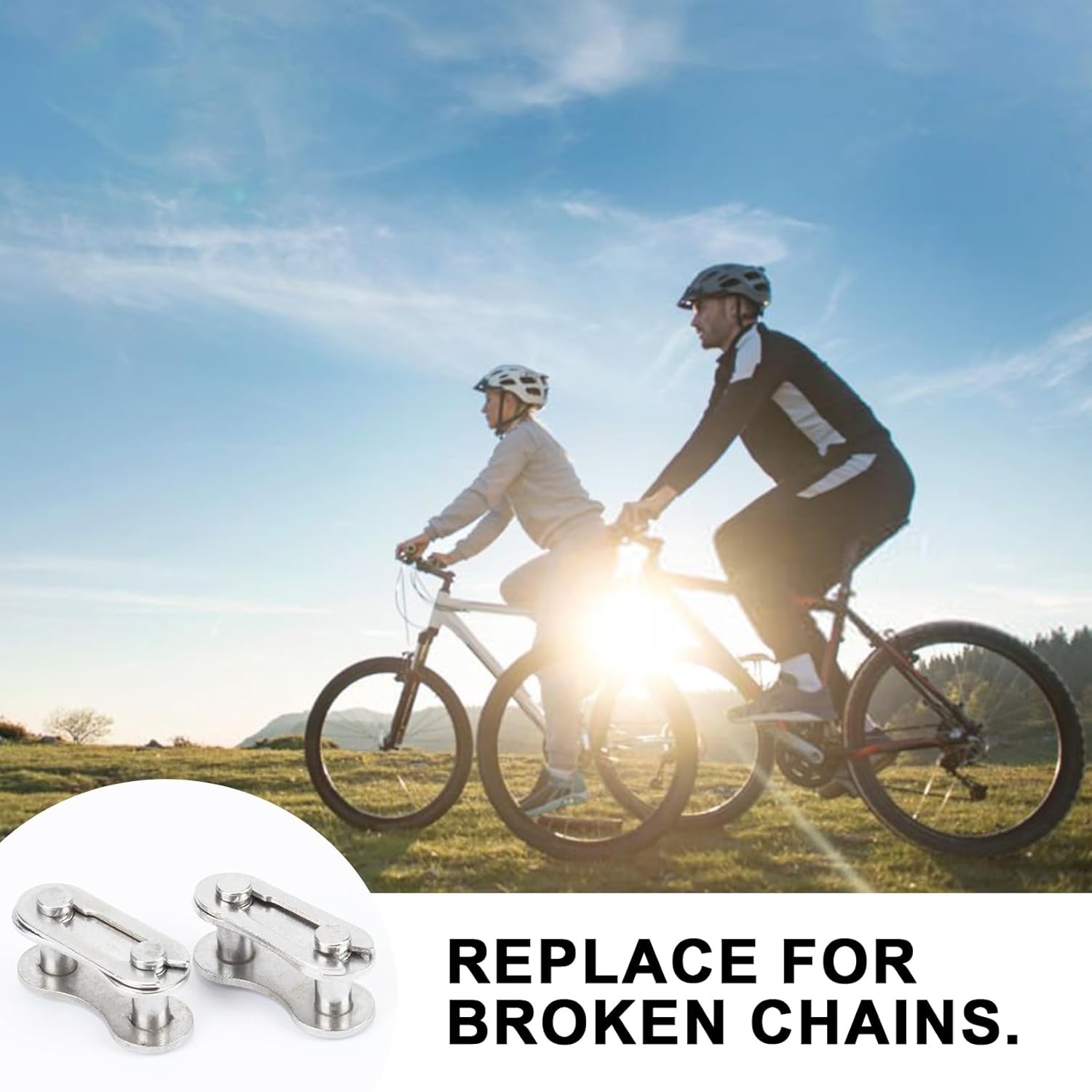 Bike Chain Master Link - PSLER Single Speed Bicycle Chain Link Missing Link Conn