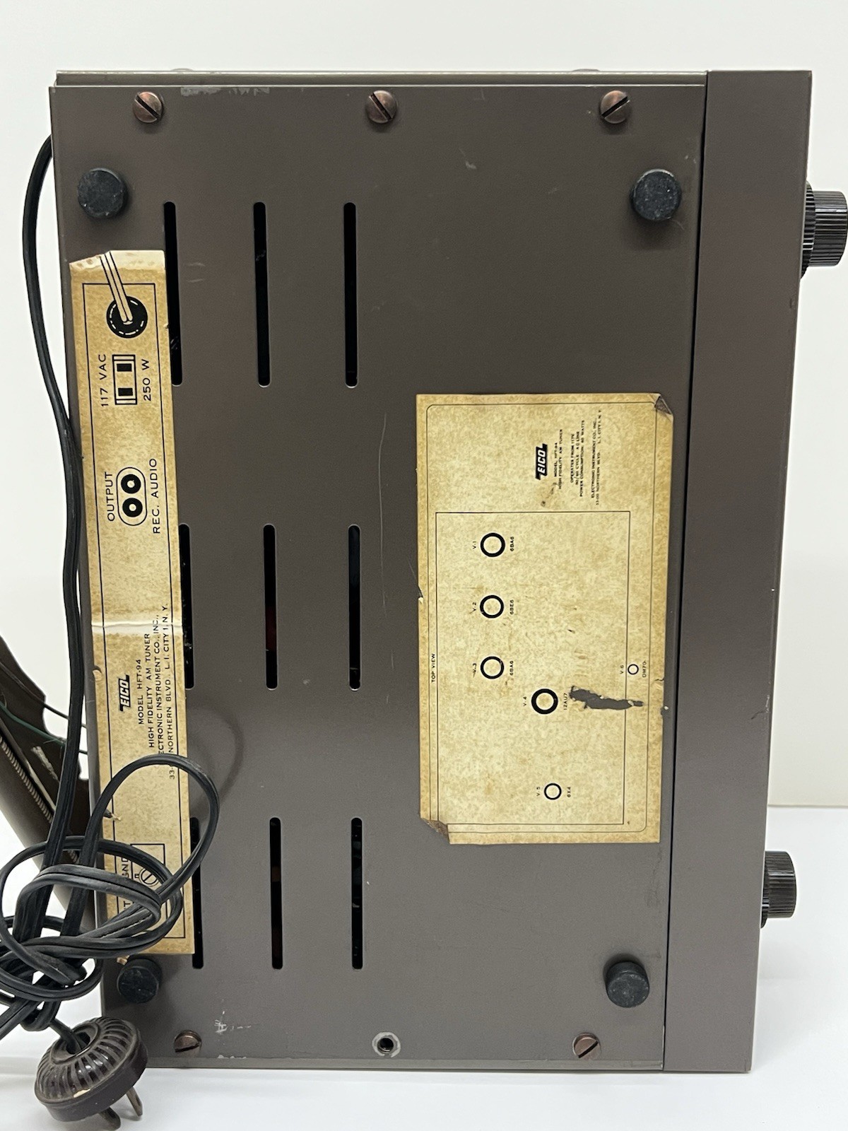 1959 Vintage EICO HFT-94 Tube Tuner - Untested