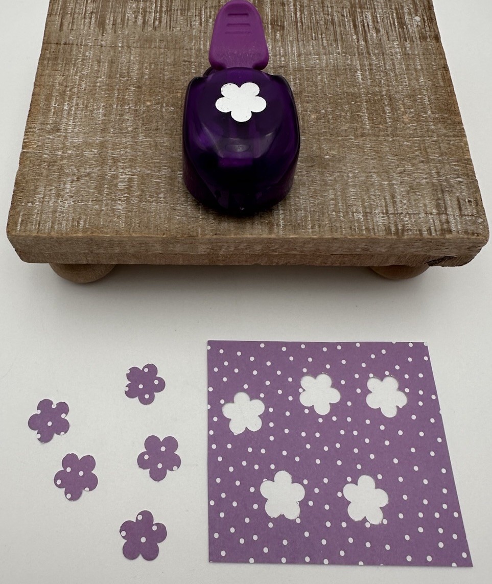 EK Success Paper Punch Little Blossom Flower Card Making Crafts Confetti