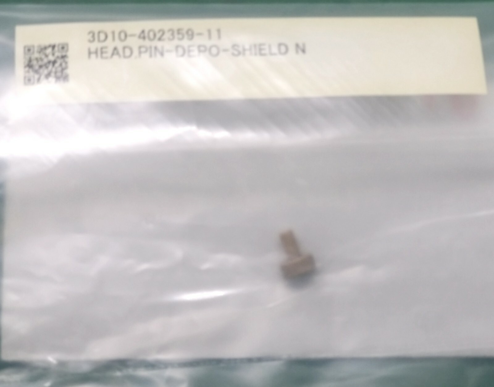 TOKYO ELECTRON ES3D10-402359-11 HEAD, PIN-DEPO-SHIELD N,. NEW