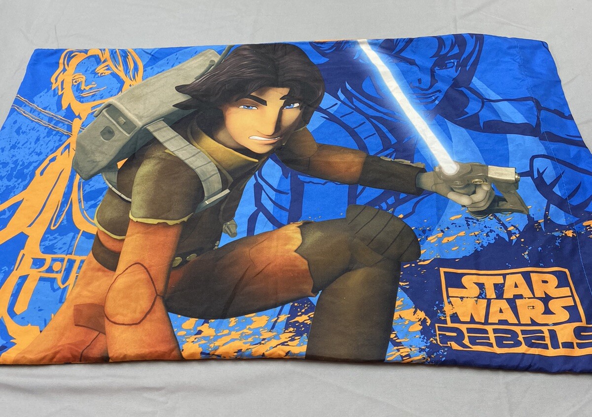 STAR WARS REBELS Pillowcase EZRA ON 1 SIDE; KANAN & ZEB ON 1 SIDE