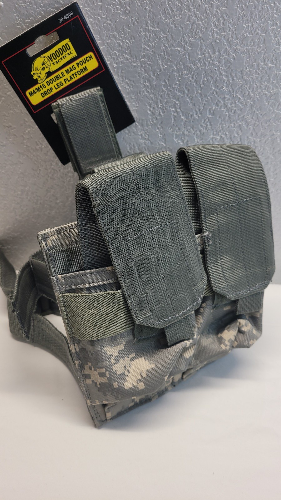 Voodoo Tactical Drop Leg Platform w/Attached M4/M16 Double Mag Pouch