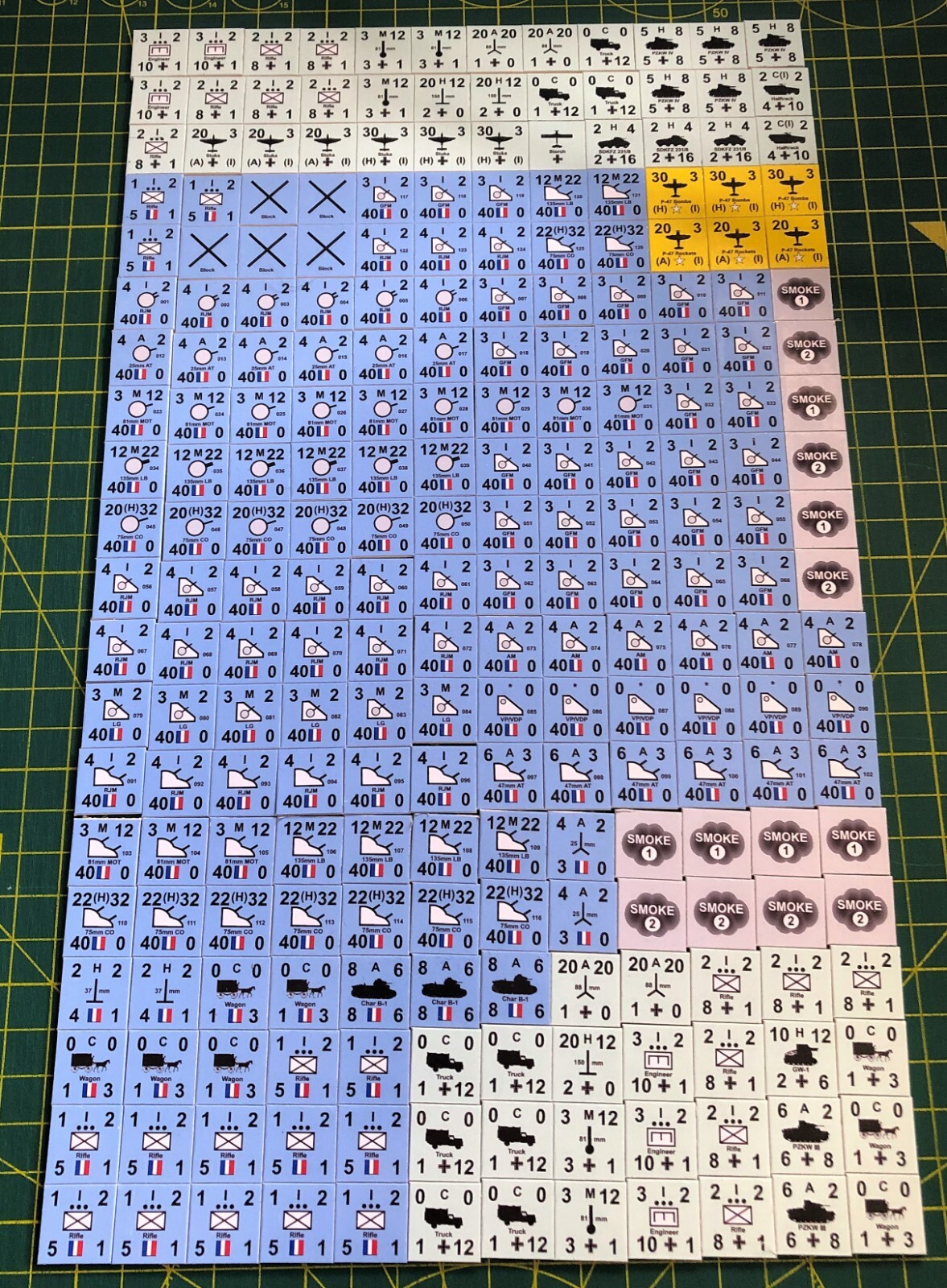 Panzer Leader - The Maginot Line, for Avalon Hill, 240 counters + 4 scenario