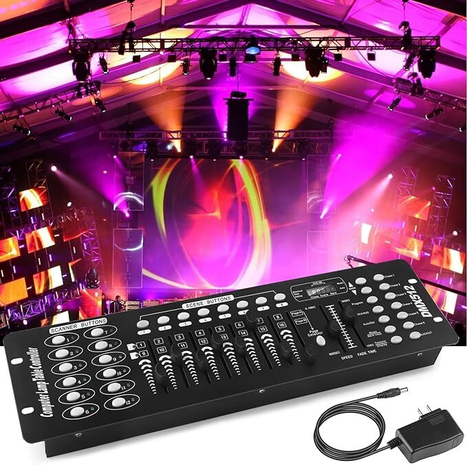 Stage Lighting  40CH 192CH DMX 512 Controller Wireless Operator Control Console