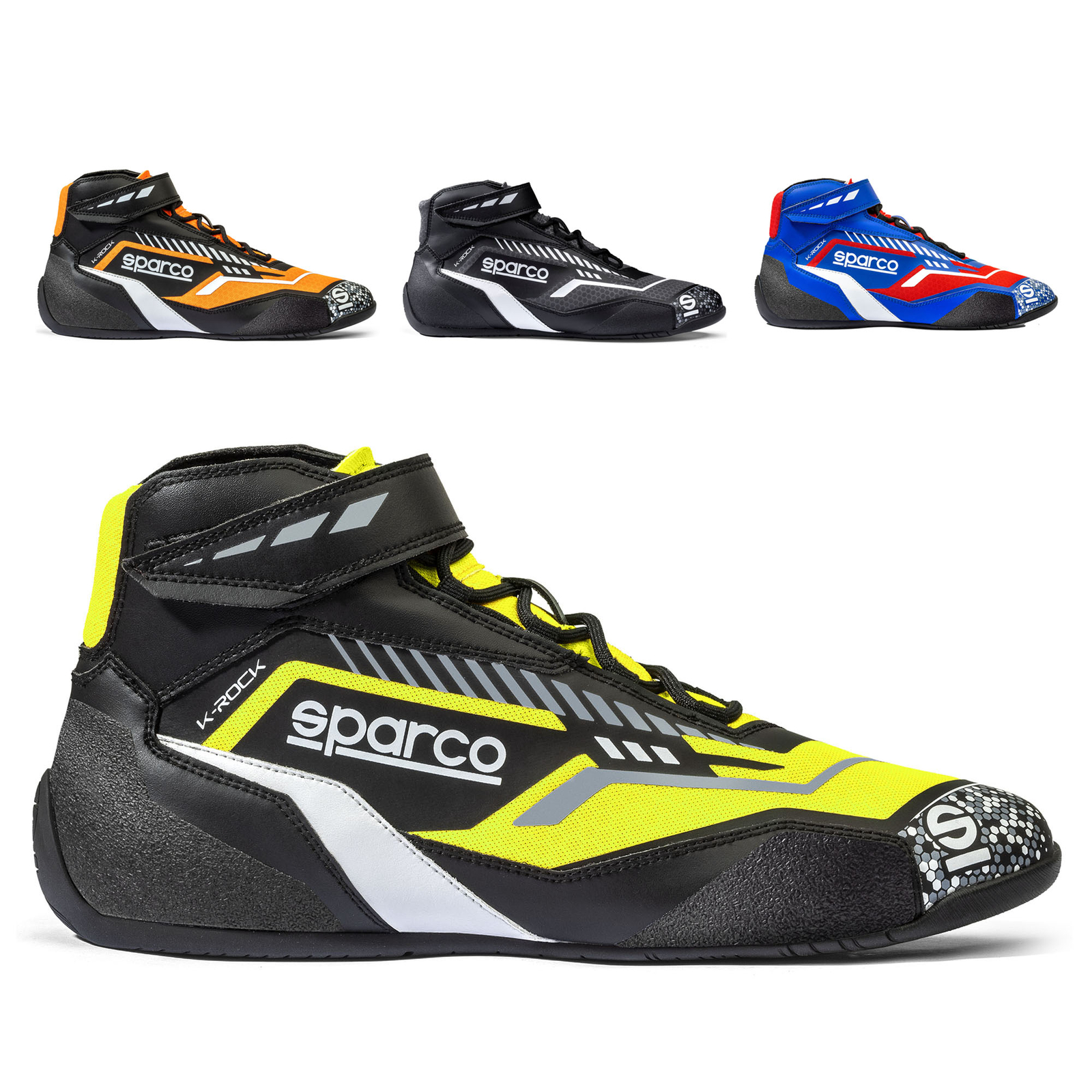 2026 Sparco K-ROCK Karting Boots Kart Shoes in 4 New Colours Adult & Kid Sizes