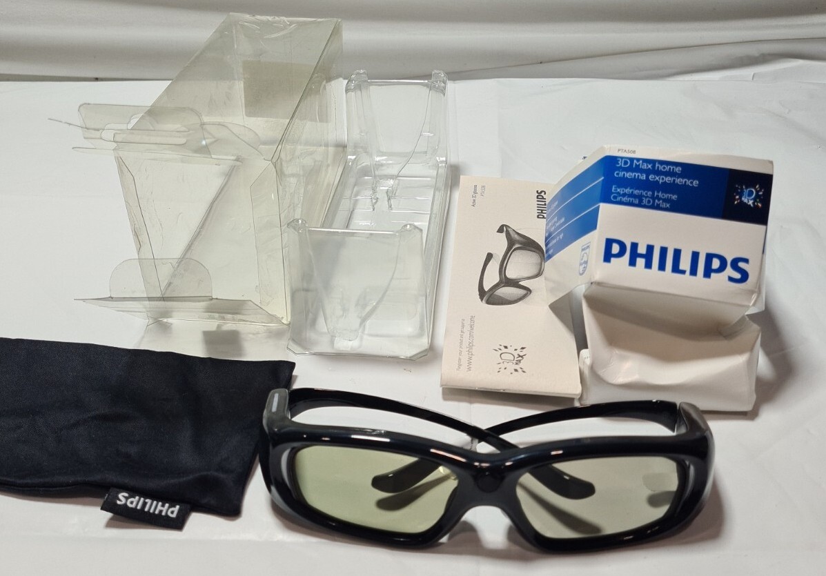 Philips PTA508 3D Glasses Max Home Cinema