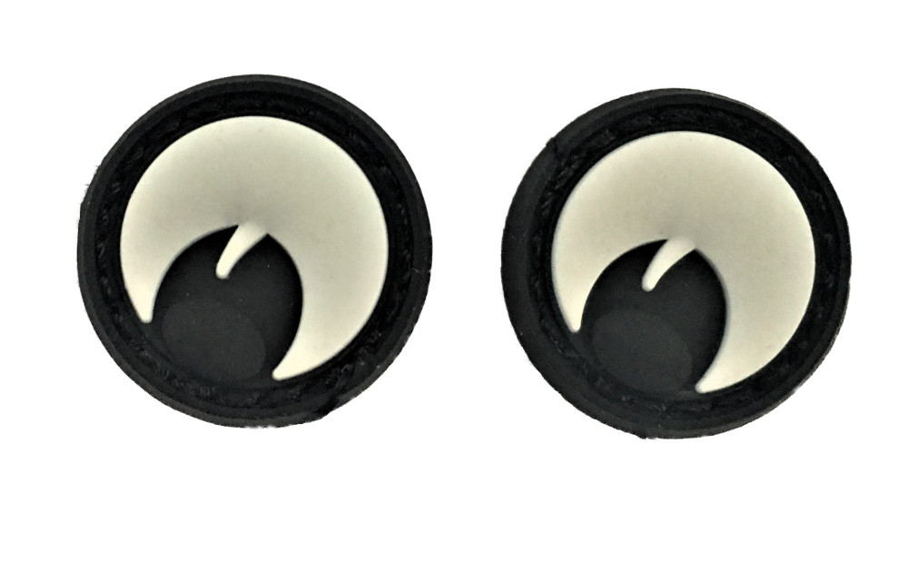 Moon Eyes Glow In Dark Set of  2 PVC Patch (SEAL Recon Ranger F-35 Airsoft) P201