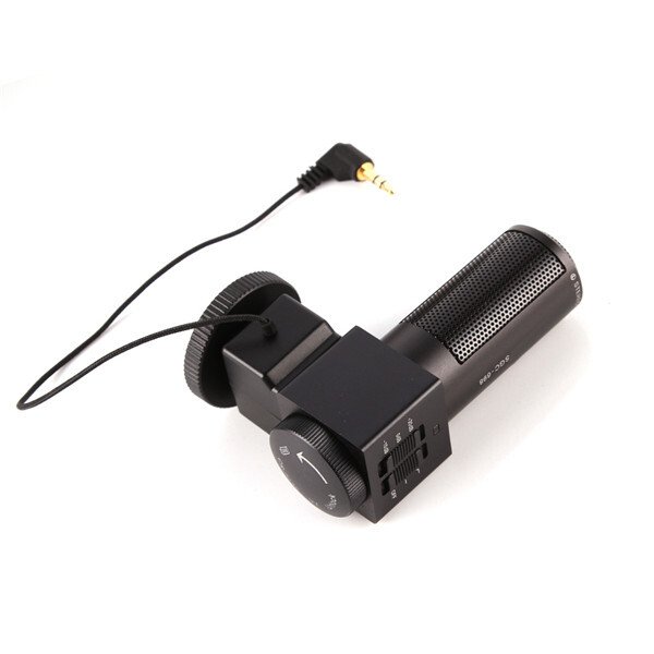 Professional SGC-698 DV DSLR Camera Recording Stereo Microphone Interview MIC