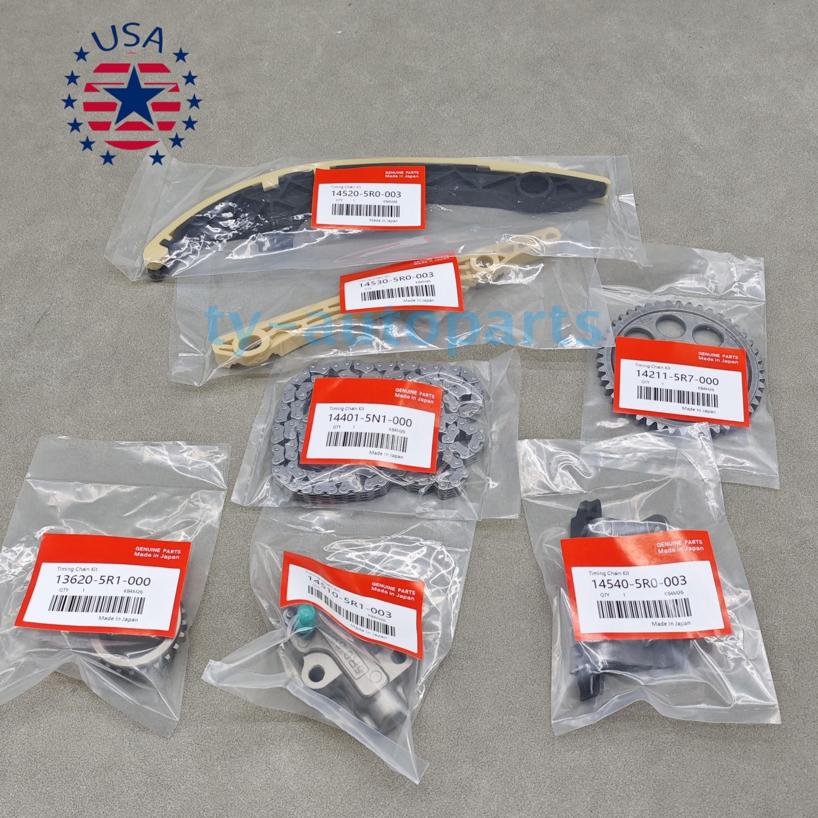 OEM Timing Chain Kit For 2015-19 Honda City GM6 GK5 RU1 1.5L 14520-5R0 New