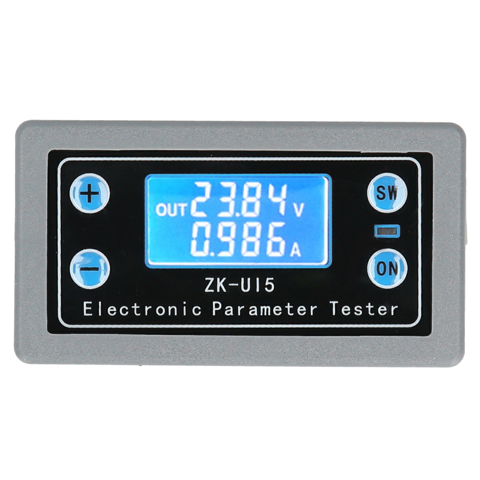 ZKU15 Voltage Current Testing Meter LCD Digital Display Volt Ammeter CS