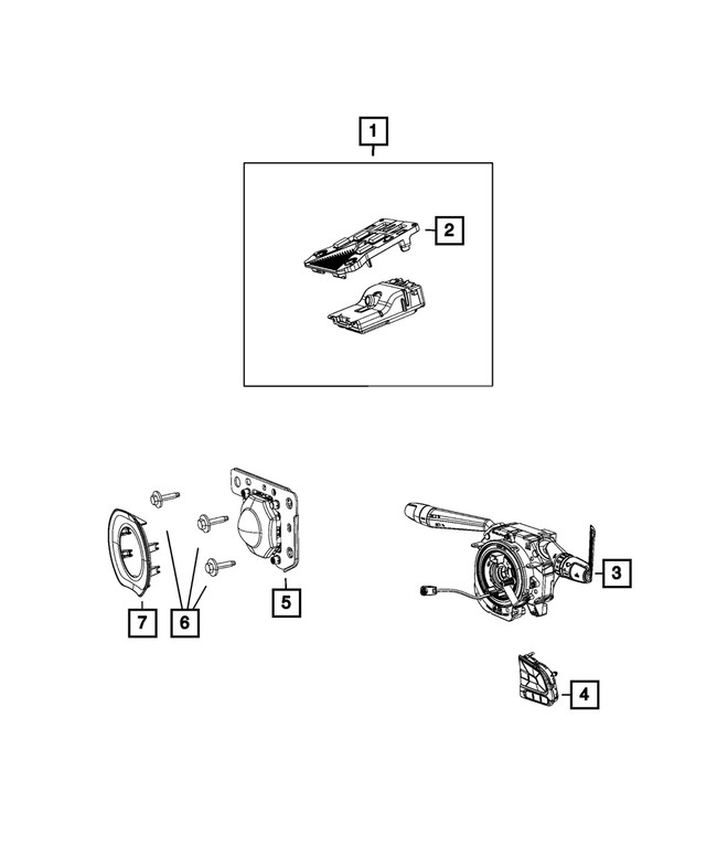Genuine Mopar Speed Control Switch 5YL22XSAAD