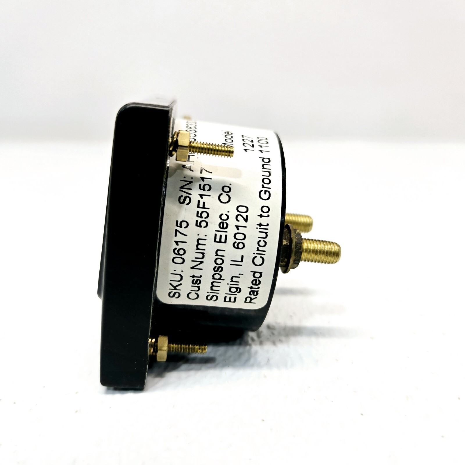 Simpson 06175 Analog DC Panel Meter