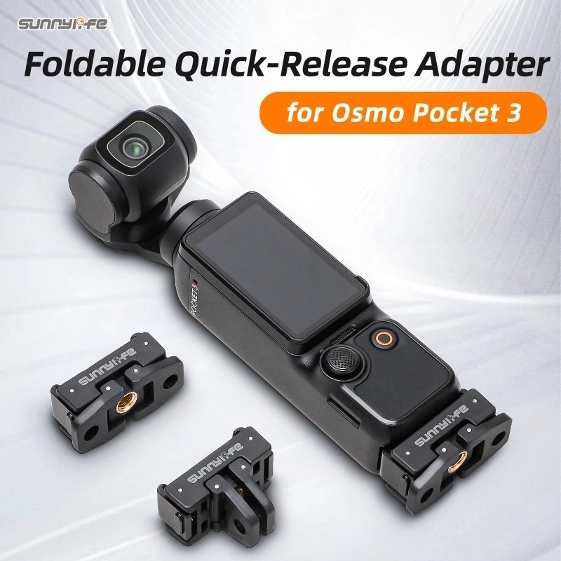 Quick Release Mount Adapter Foldable Expansion For DJI Osmo Pocket 3 Accessories