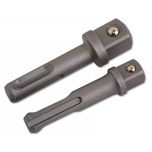 Laser Tools SDS Shank Socket Adaptors 3/8"D, 1/2"D 2pc 3330