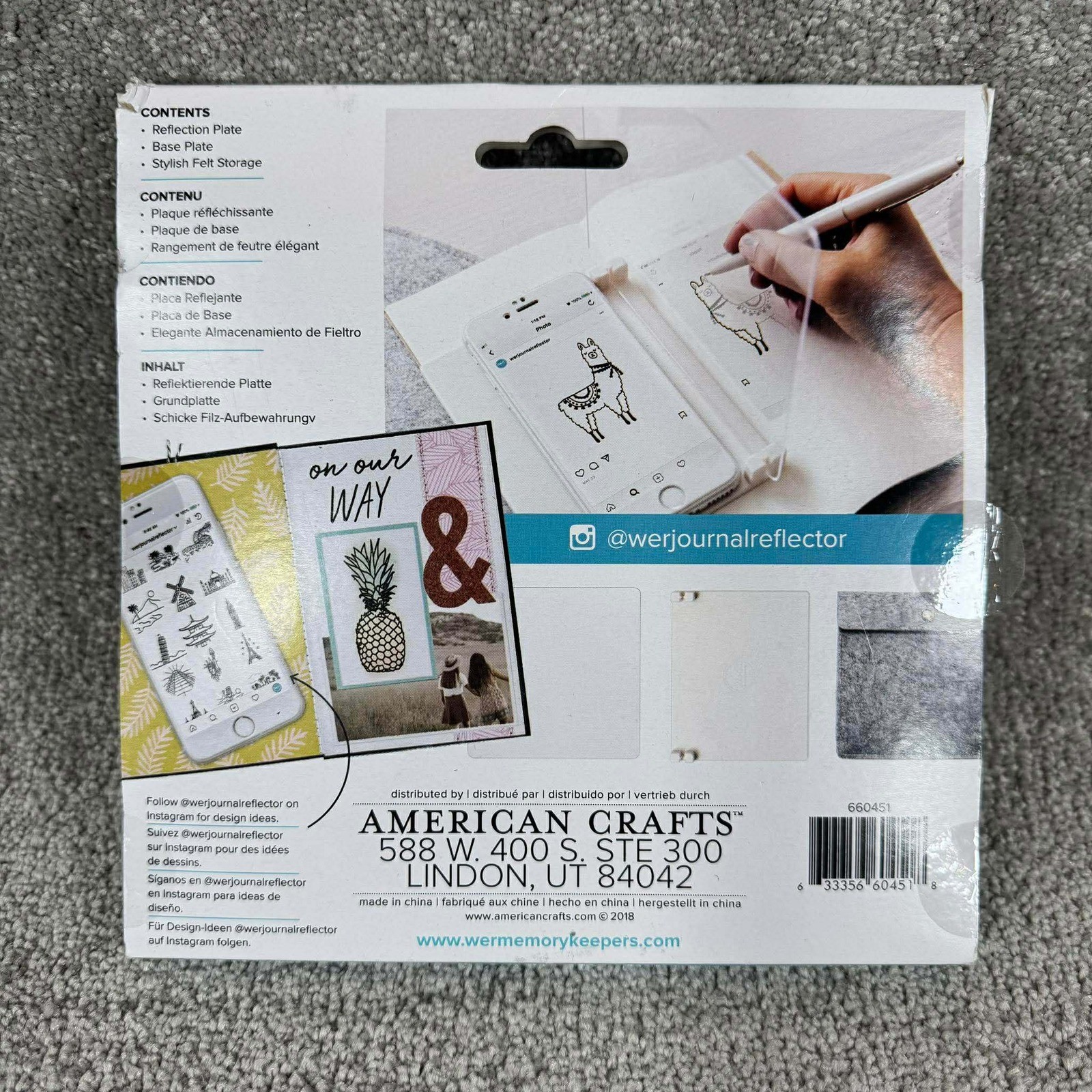 We R Memory Keepers Reflection Tracer Grey Journal Studio Tool Set 660451 New
