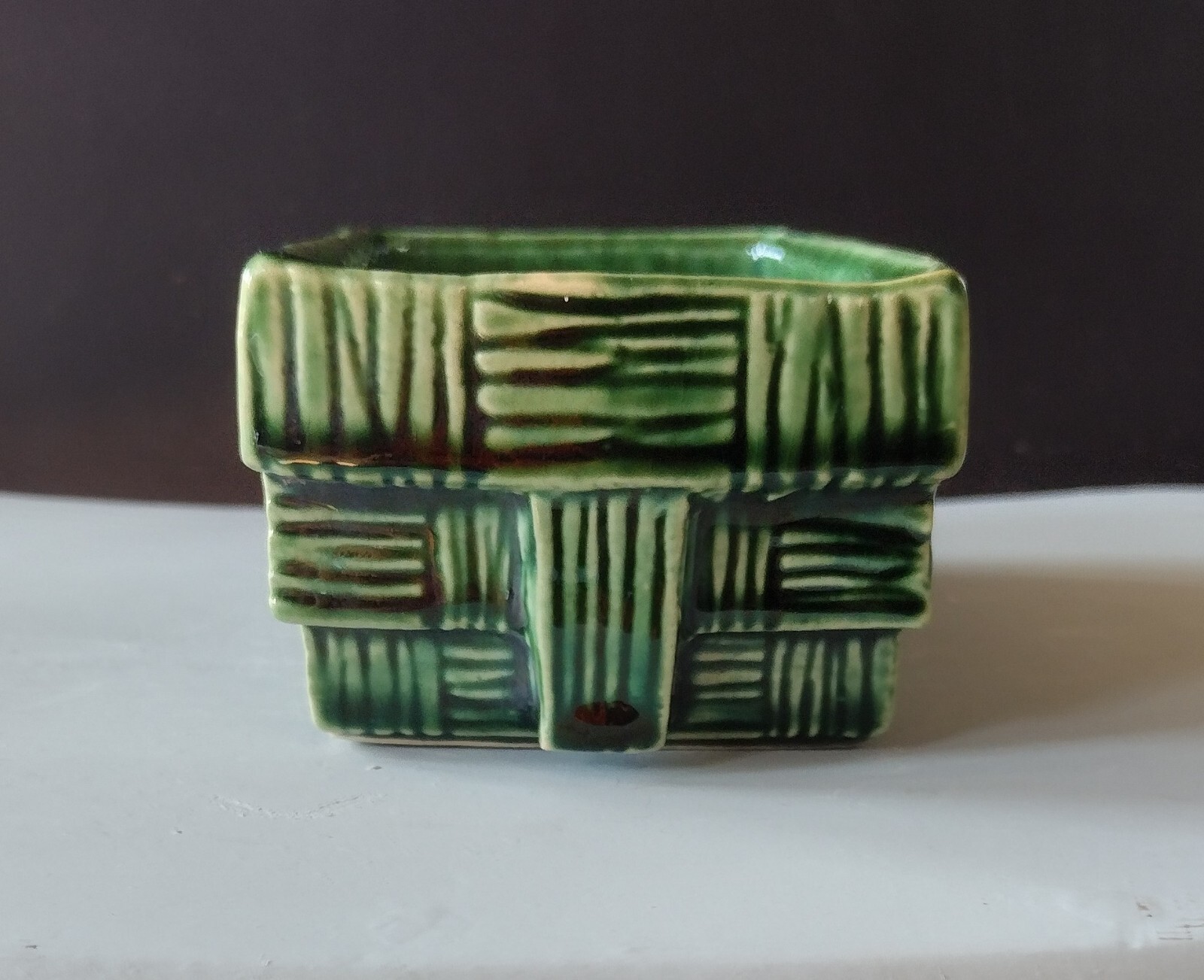 McCoy Pottery Shingle Rectangular Planter