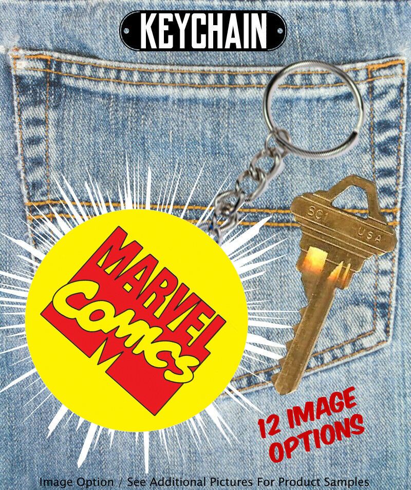 Marvel Comic Character - Keychain - Choose From 12 Designs