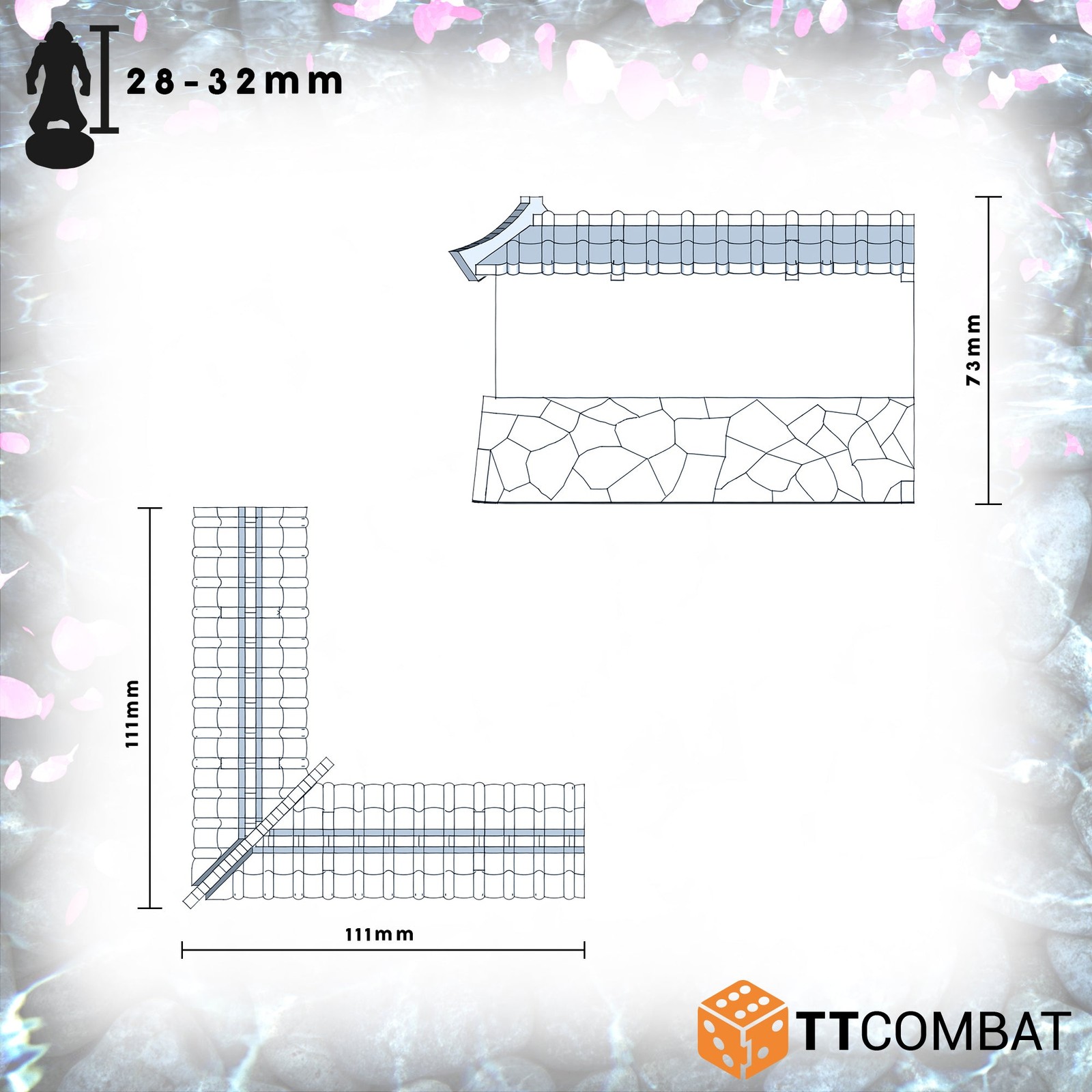 TTCombat BNIB Toshi: Courtyard Walls