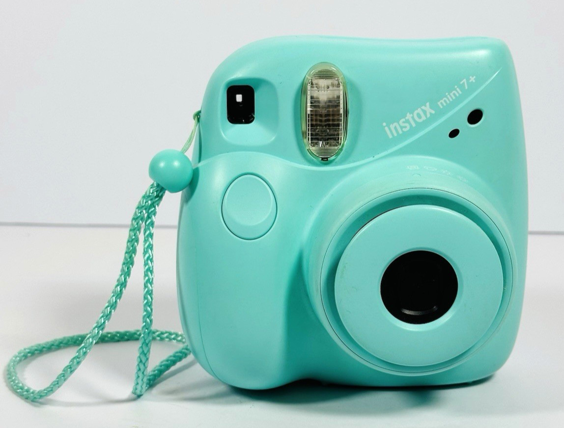 Fujifilm Instax Mini 7+ Plus Instant Camera Teal - TESTED