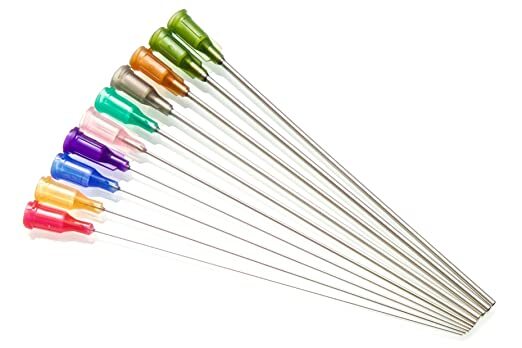 Dispense All - 4 Inch Blunt Tipped Dispensing Needles, Luer Lock, 10 Pack