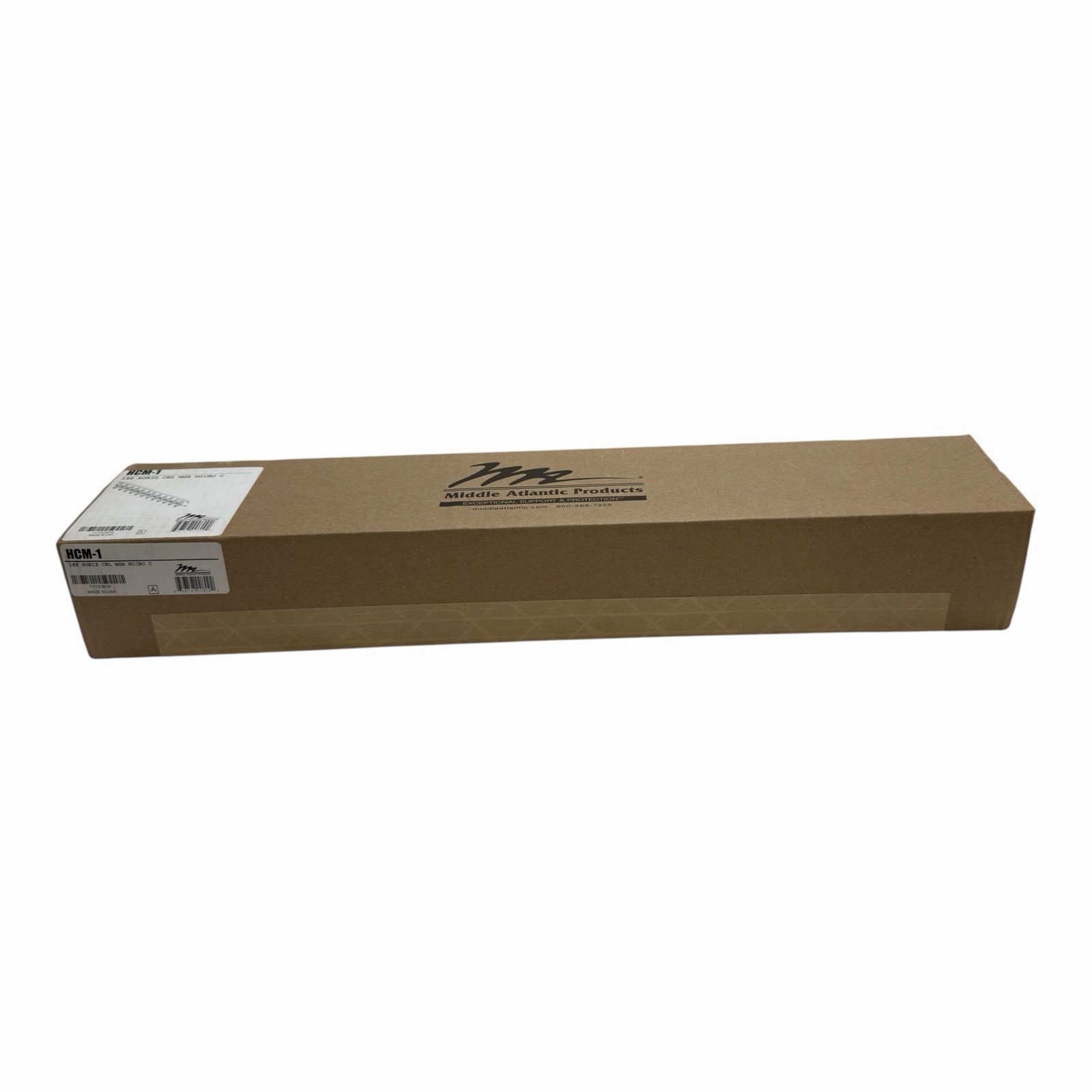 Middle Atlantic 1 RU Horizontal Cable Manager with Micro-Clip HCM-1 New in Box