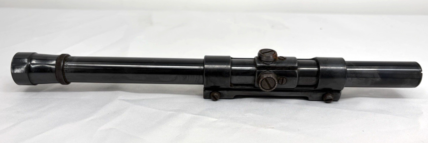 Vintage Weaver B4 Steel 3/4" Scope 22 tip-off El Paso TX Patent #2803907