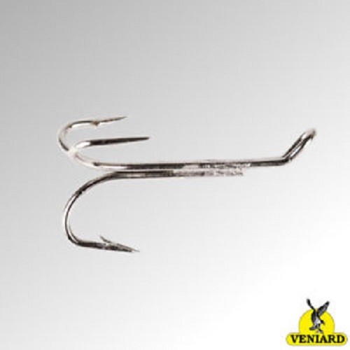 FLY TYING;10 x ESMOND DRURY SALMON / SEA TROUT NICKEL COLOUR TREBLE HOOKS Size 6