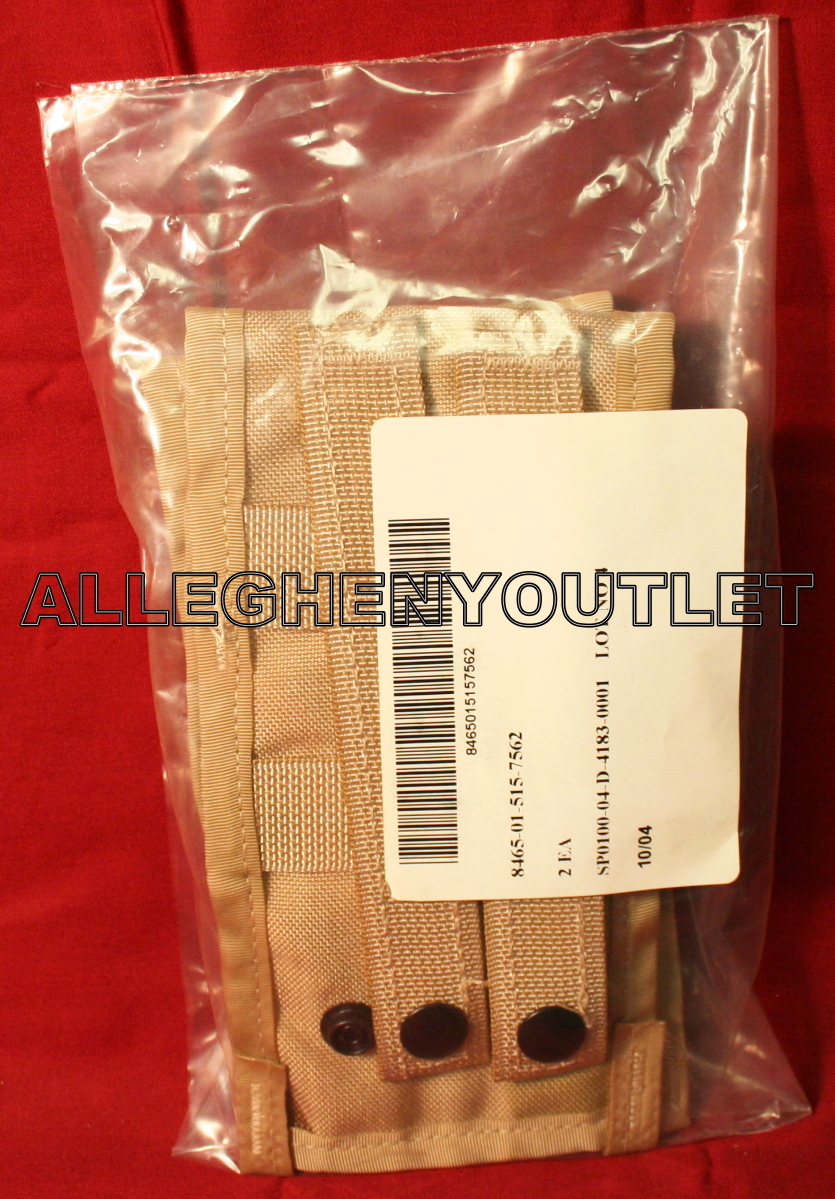 QTY (1) NEW Double Mag Pouch Desert Camo DCU Molle 2 Magazine Pouch US Military