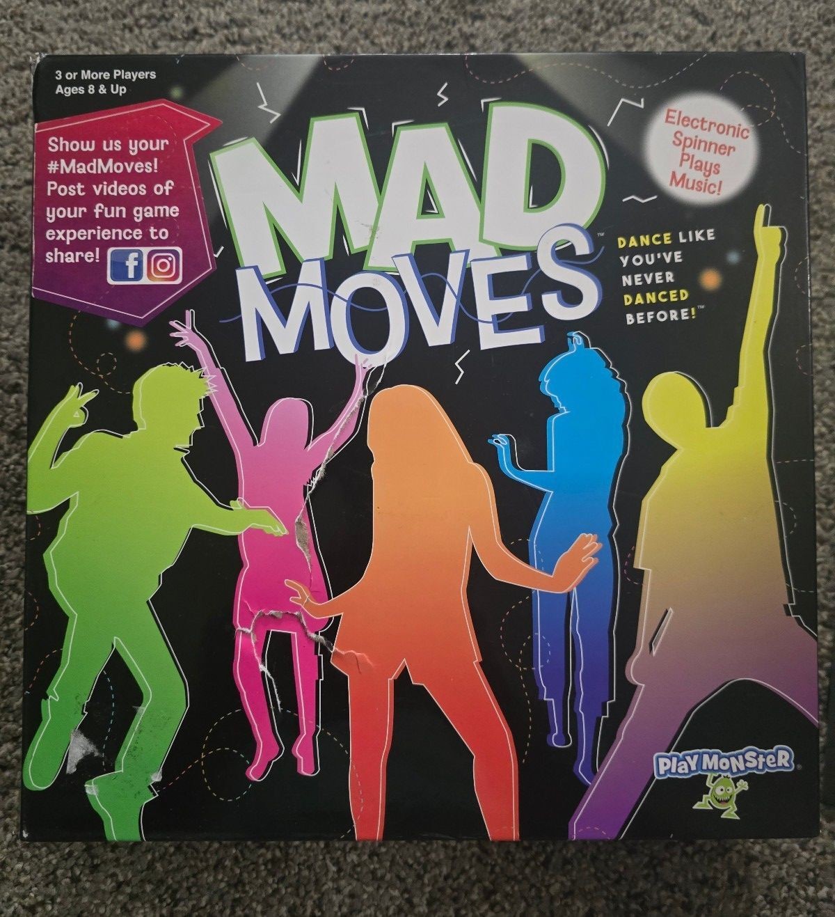Mad Moves Electronic Spinner Dance Game