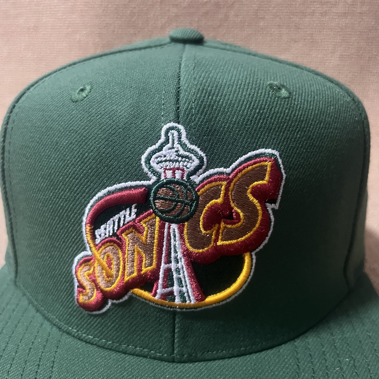 Mitchell & Ness Seattle SuperSonics Snapback Green Retro NBA Hat