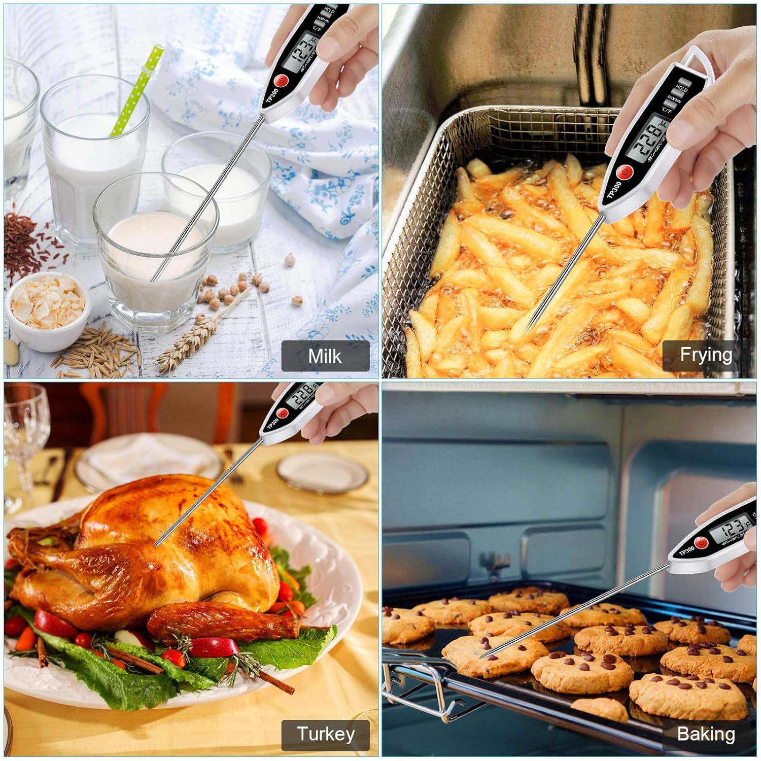 Digital Meat Thermometer for Sale, Kitchen Cooking Thermometer Digital, Candy