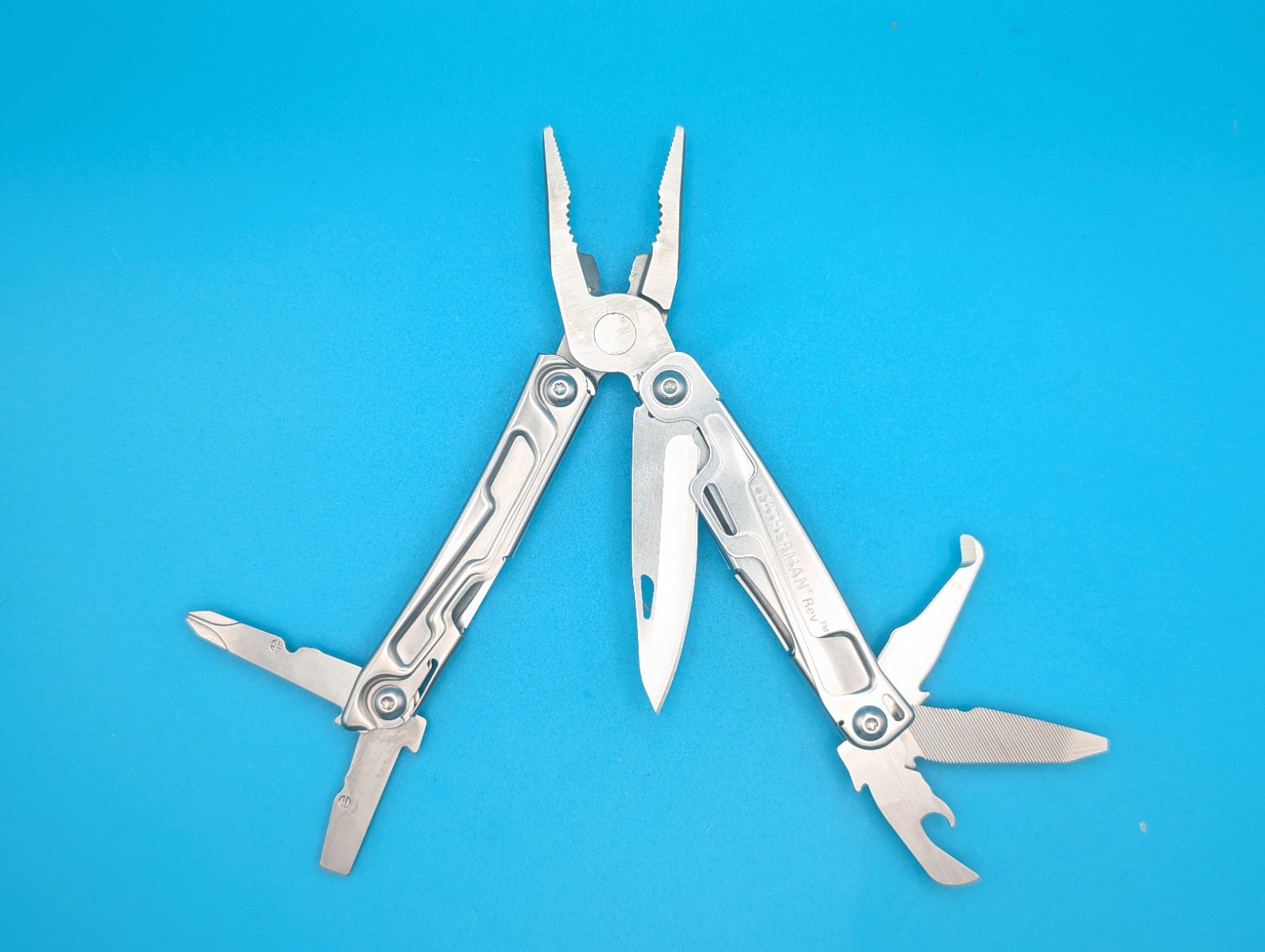 Leatherman Rev 3.8" Multi-Tool, Stainless!