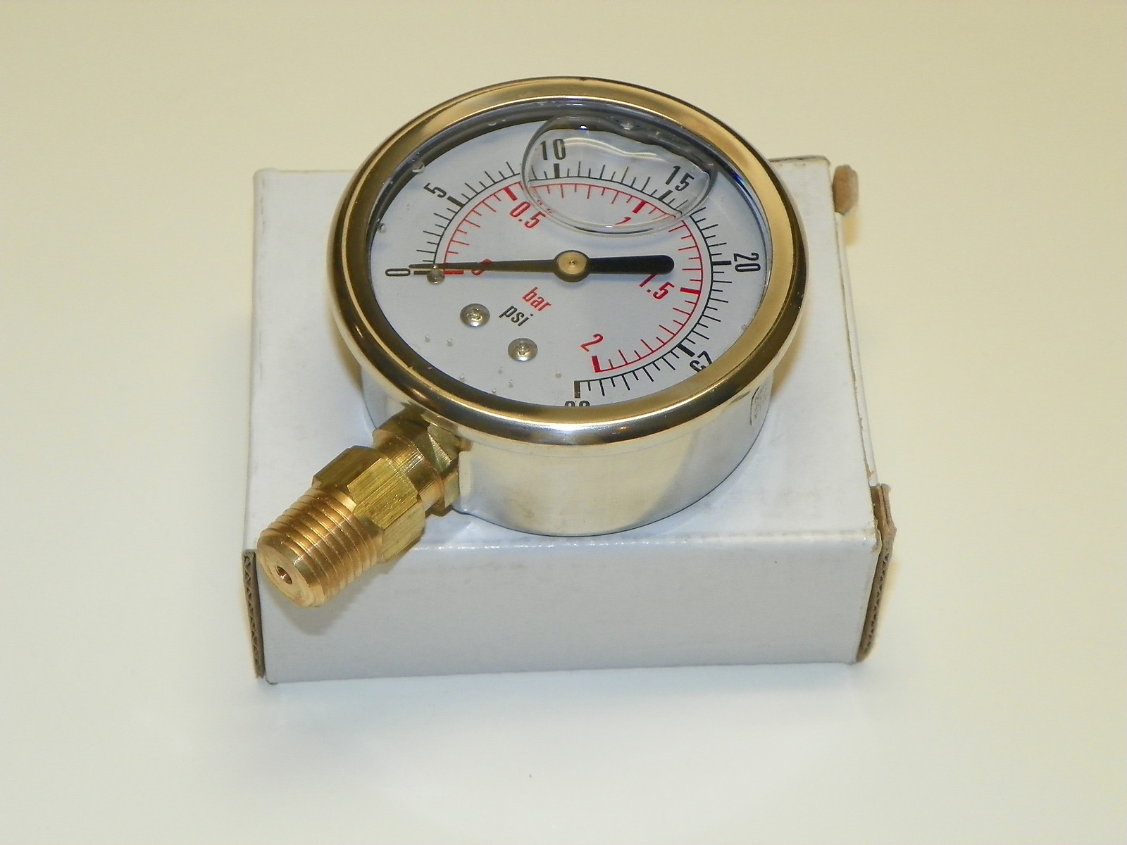 *NEW* Dynamic Fluid Components CF1P-002A 30 PSI Gauge 2.5"