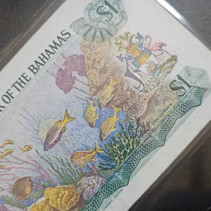 Bahamian 1 Dollar Banknote - Elizabeth II Queen - 1974 Series