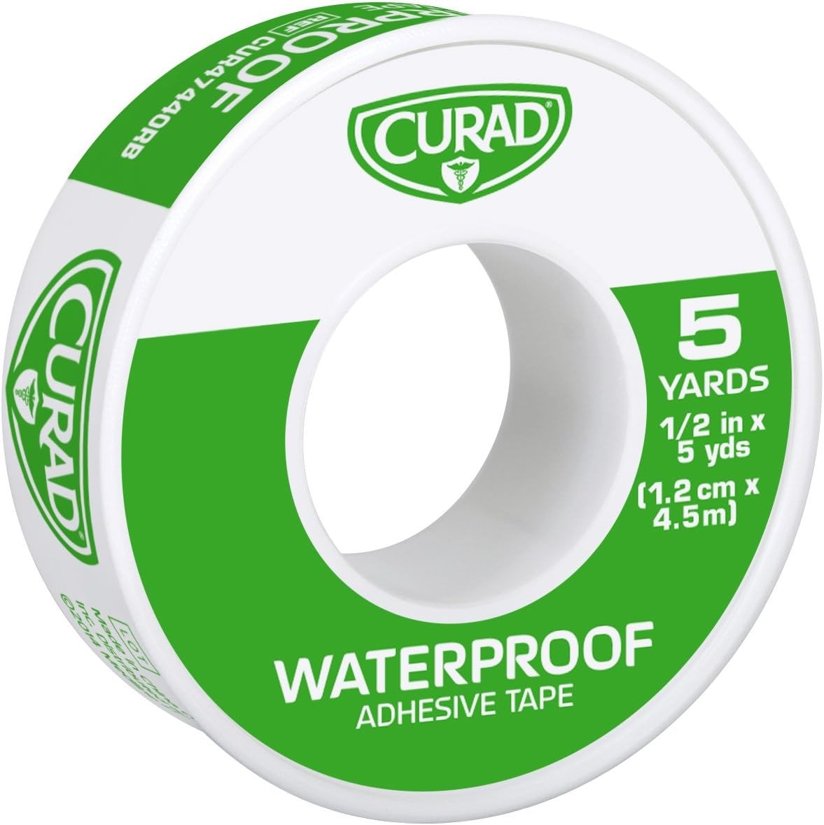 Waterproof Adhesive Tape, 1/. x 5 Yds., 6 Rolls