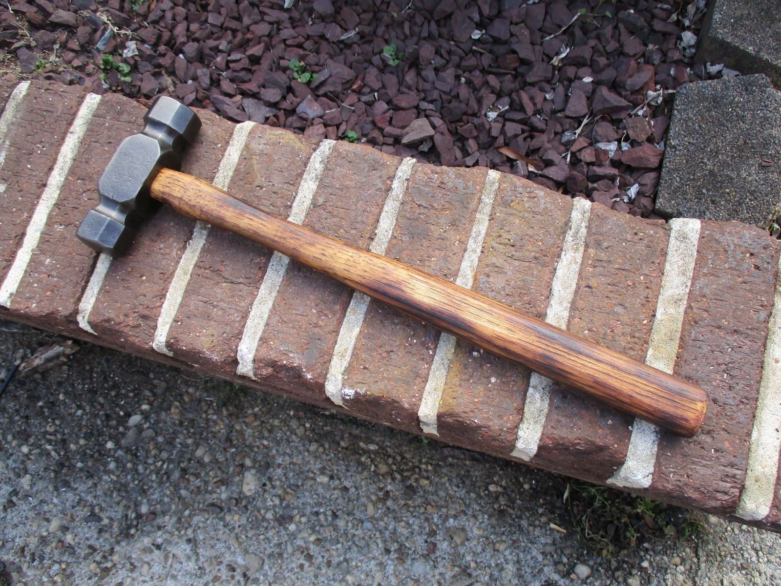 NICE 2.25 Lb Blacksmith Farrier Rounding Forging Hammer Anvil Forge Knifemaking