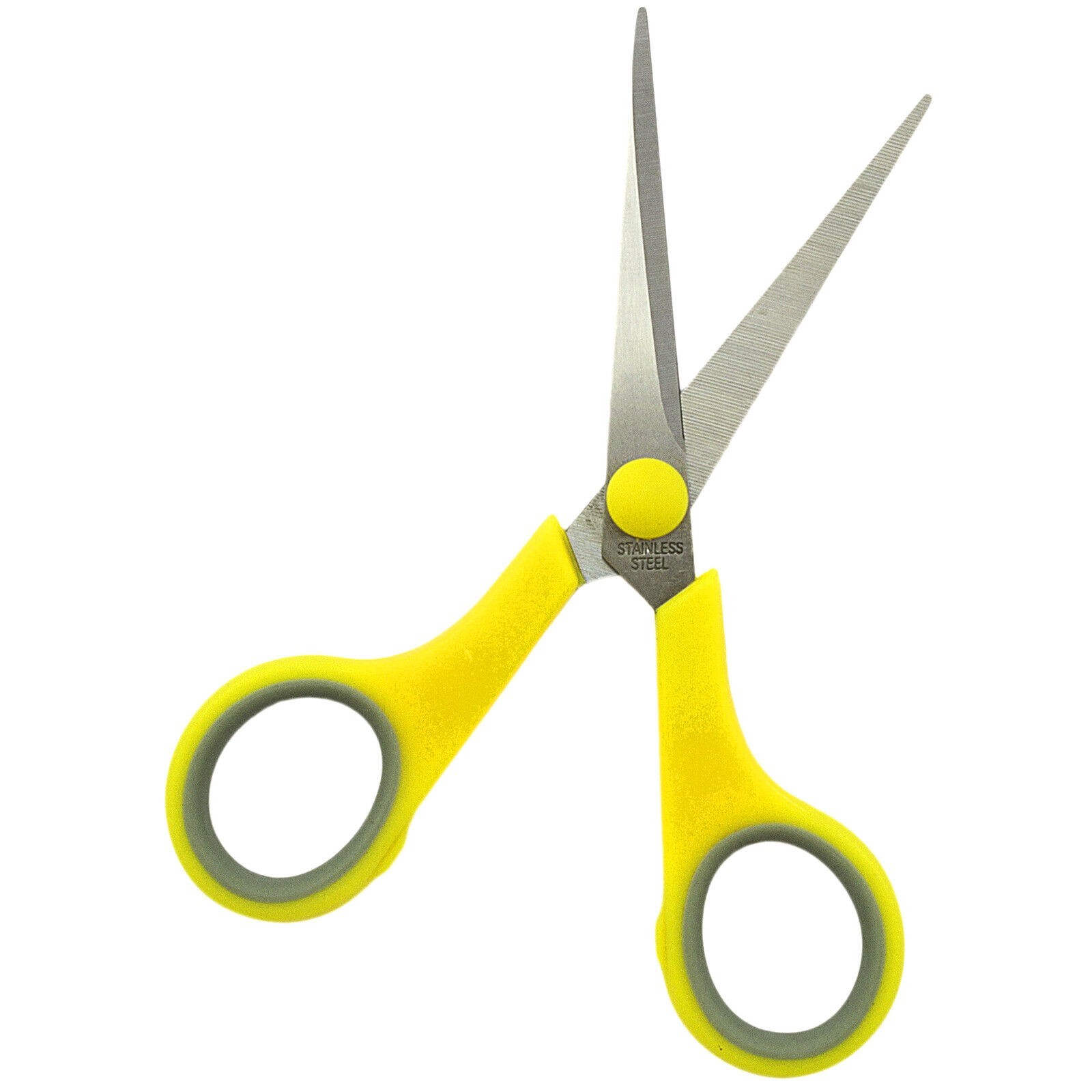 5 Piece Stainless Scissors Set Soft-grip Handle for School Office Multipurpose