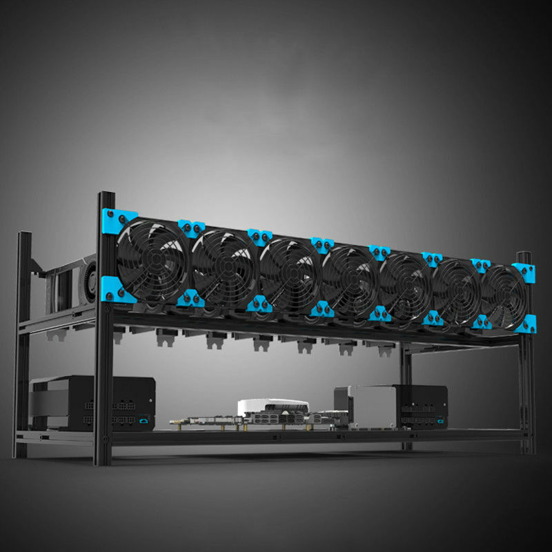 Bitcoin Mining Rig 13-GPU READY ULTRA PREMIUM Cryptocurrency Miner BITPUNISHER