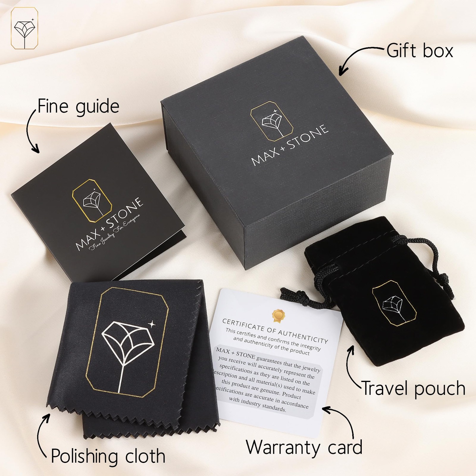 Solid 14K Gold Earring Backs Replacements | Genuine White Gold Butterfly Earr...