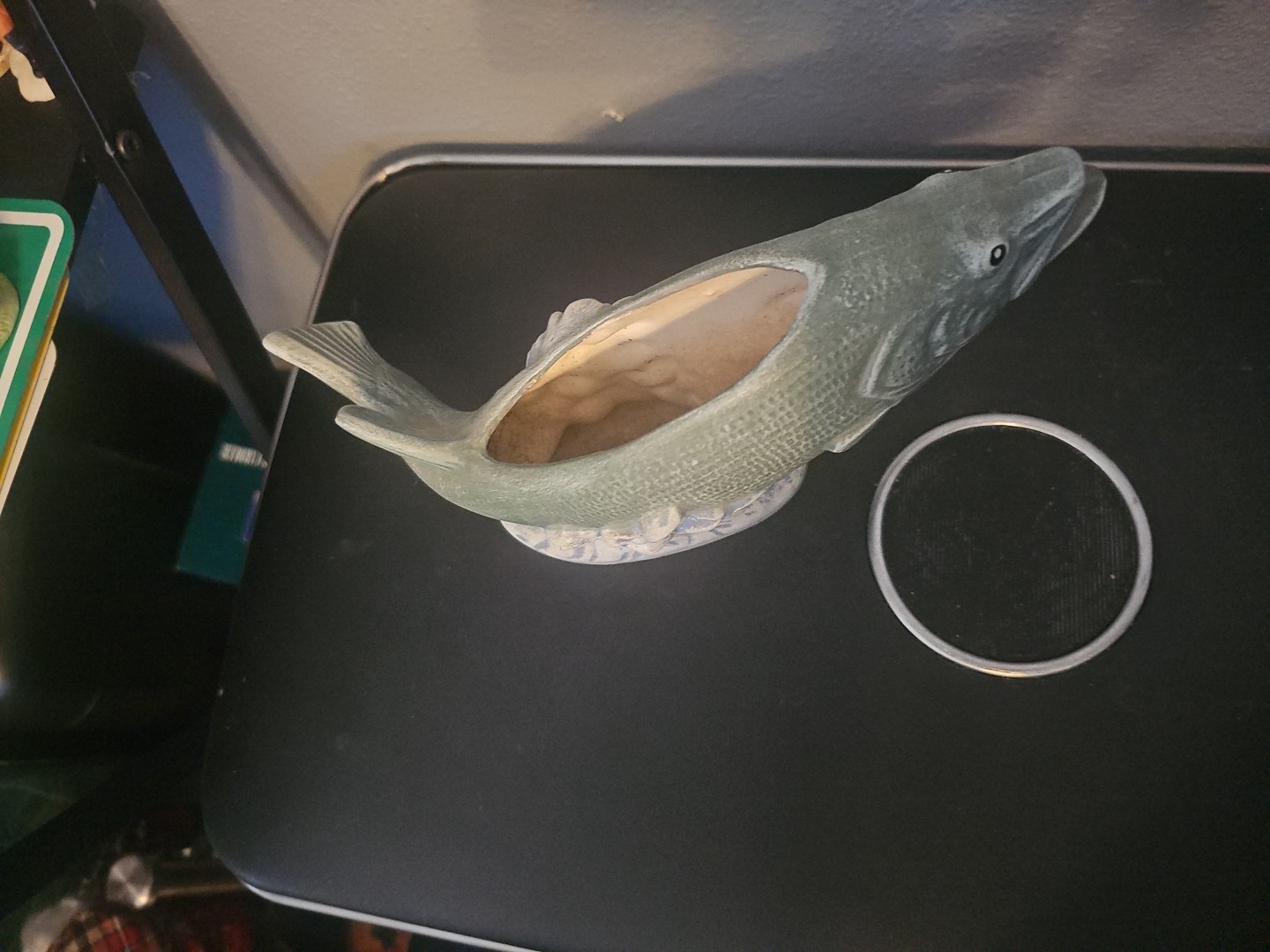 retro ceramics fish plante