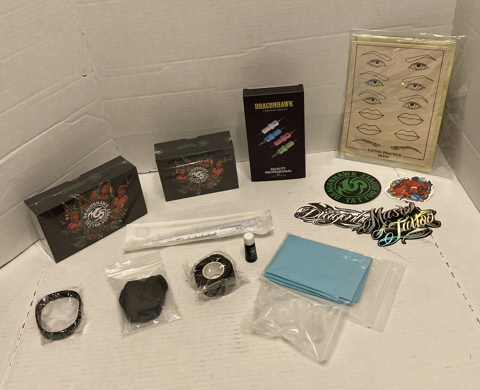 DragonHawkTattoo Pen Machine Wireless Slim S4 Tattoo Gun Cartridge  B1 Cordless